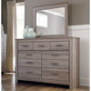 Picture of Zelen Warm Gray Seven Drawer Dresser