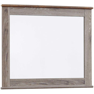 Picture of Zelen Warm Gray Bedroom Mirror