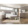 Picture of Zelen Warm Gray Queen Panel Bed