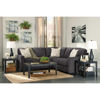 Picture of Aleyna Charcoal Sectional with LAF Sofa