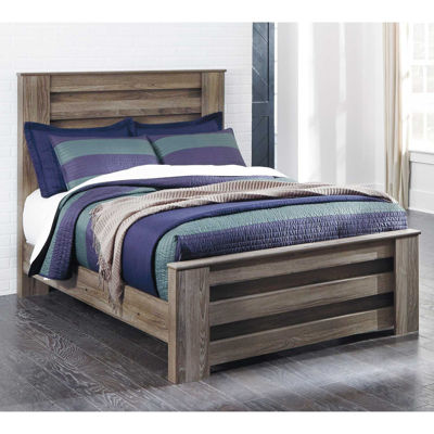 Picture of Zelen Warm Gray Full Panel Bed