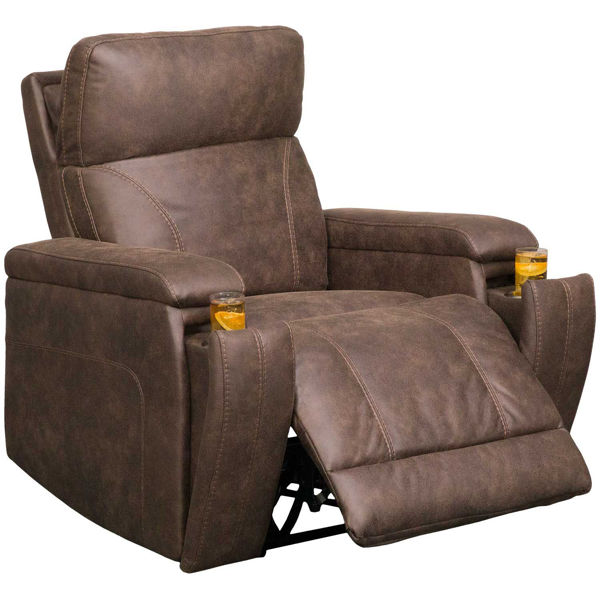 Rowlett Walnut P3 Recliner - Ashley Furniture | AFW.com