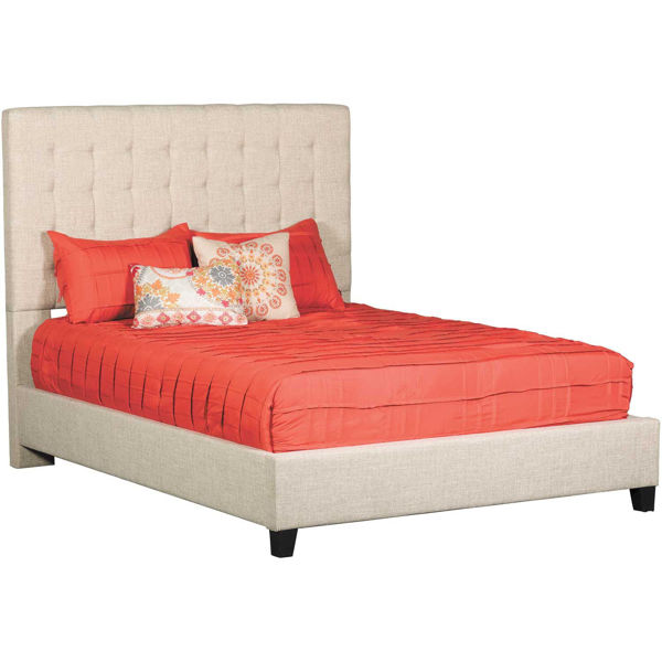 Picture of Florence Upholstered Brown Queen Bed