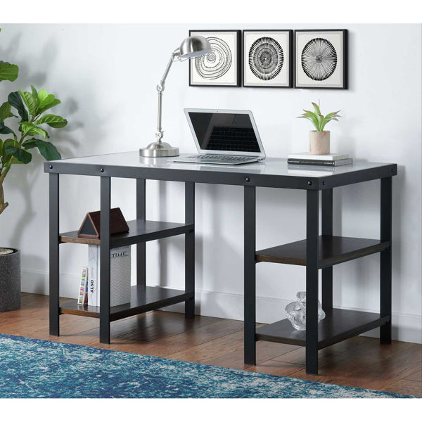 Jolene Marble Top Desk | A.9296.DK | Elements International Group, LLC ...