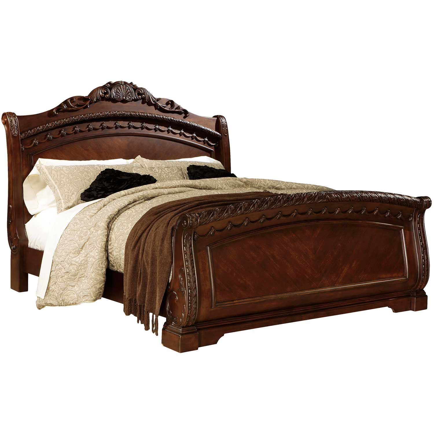 Black Isabella 5 Piece Bedroom  BNL3000-QBED/-CH/-M/-ND/-NTST