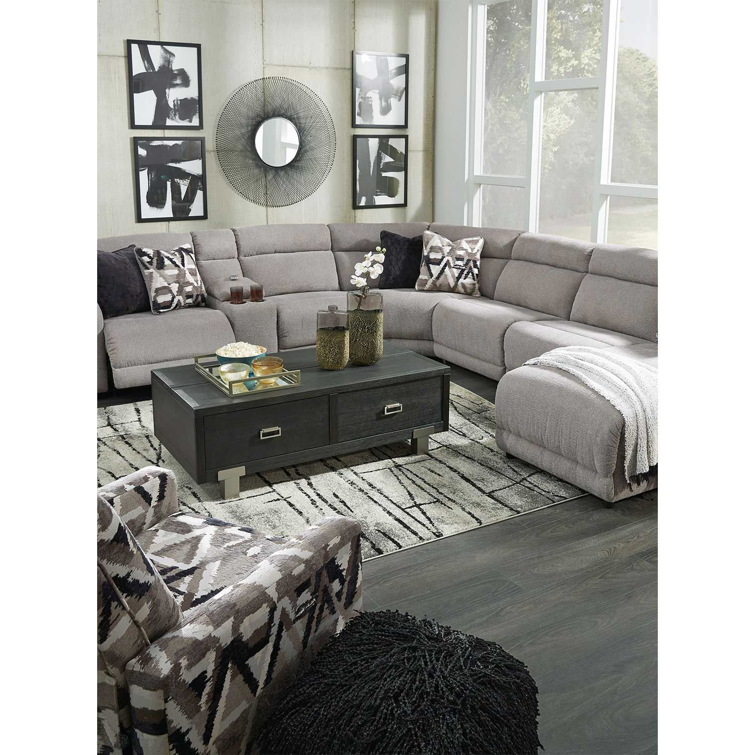 Colleyville 7PC Power Reclining Sectional With LAF | W-544LPC-7PC | AFW.com