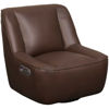 Picture of Chocolate Fabric Rivet Media Chair