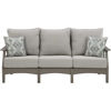 Picture of Visola Sofa with cushions and 2 throw pillows