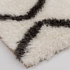 Picture of Pattern Shag Grey On White 5x7 Rug