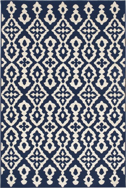 Picture of Newnan Sapphire Snow 5x7 Rug