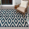 Picture of Scalene Sapphire Snow 5x7 Rug