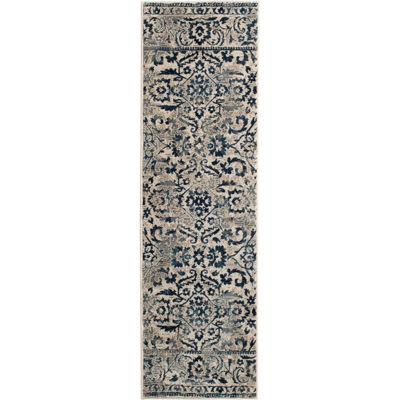 Picture of Milan Distressed Medallions 2x7 Rug