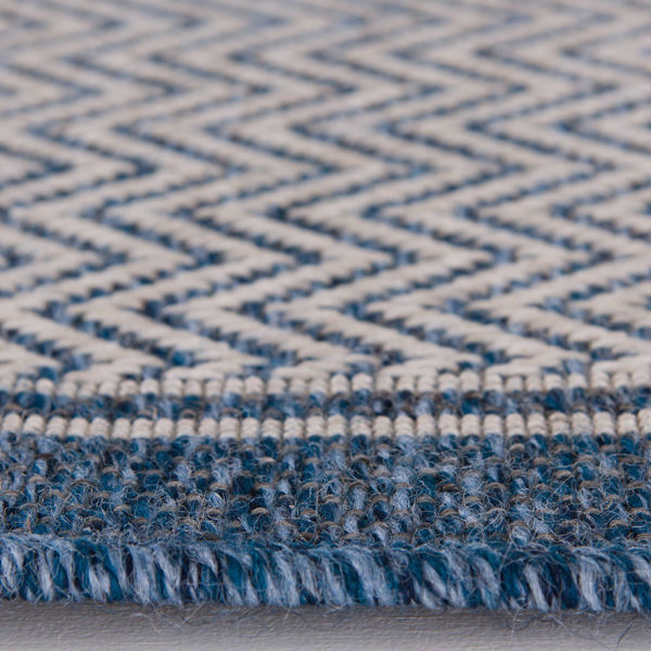 Cobalt Blue Outdoor Indoor 5x8 Rug | 162-NZ1719-58 | AFW.com