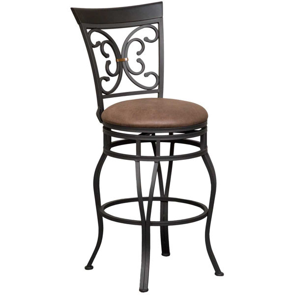 Picture of Elise 30" Armless Swivel Barstool