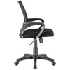 Picture of Black Mesh/Fabric Office Chair 1121-BK