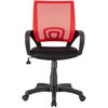 Picture of Red Mesh/Fabric Office Chair 1121-RD