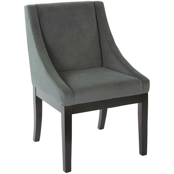 Picture of Monarch Gray Velvet Accent Chair