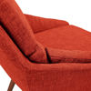 Picture of Bendal Tangerine Modern Accent Chair and Ottoman