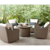 Picture of Oak Grove Swivel Rocker with cushions