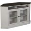 Picture of Carriage House White 55" Corner TV Stand