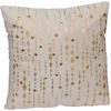 Picture of Gold Diamonds on Pearl 18x18 Pillow