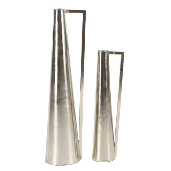 Picture of Set 2 Nickel Contemporary Vase
