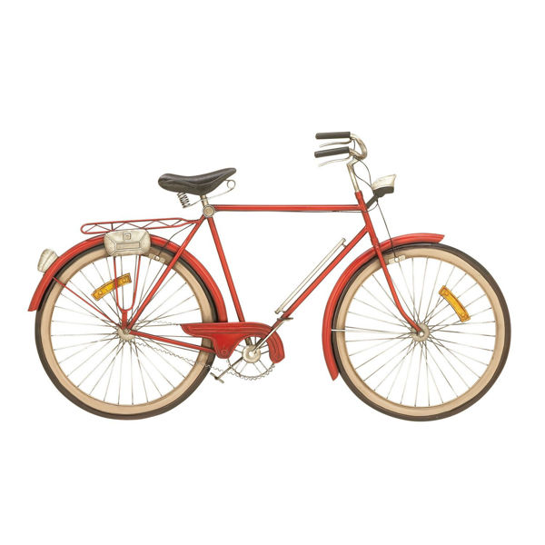 Picture of Red Bicycle Wall Decor