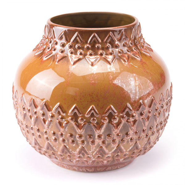 Picture of Toltec Sm Vase Red