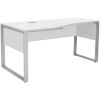 Picture of Fontana Crescent Shape Desk, White