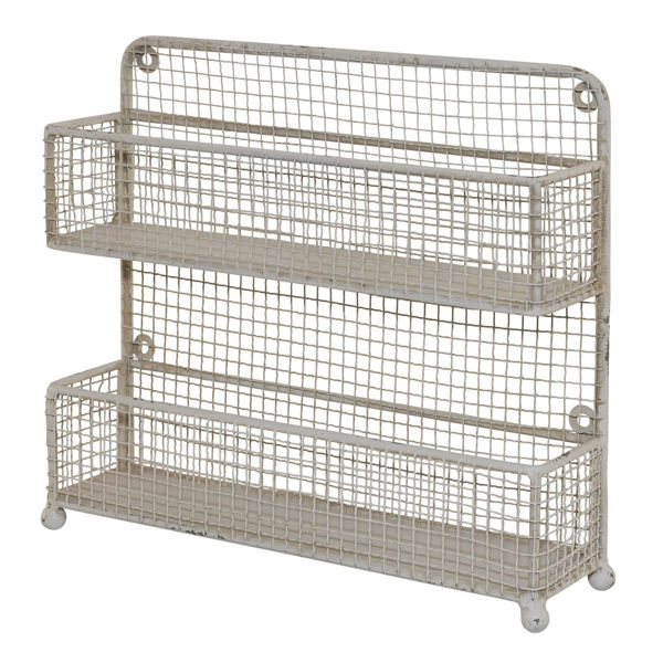 Picture of 2 Tier Metal Shelves Hand or Sit