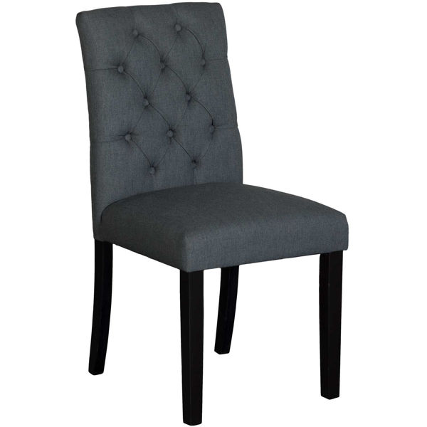 Picture of Julia Charcoal Tufted Accent Chair