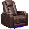 Picture of Black Power Recliner with Power Adustable Headreast