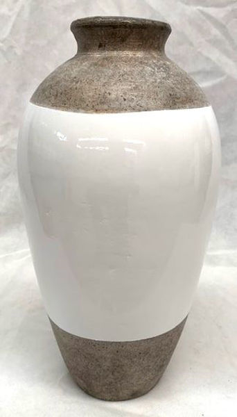 Picture of Large Vase Taupe White