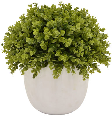 Picture of Faux Greenery In White Pot