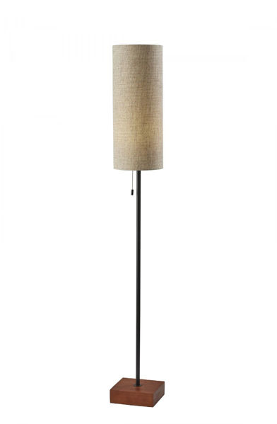 Picture of Trudy Floor Lamp Black/Wood