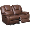 Picture of Dapper Leather Reclining Loveseat