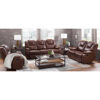 Picture of Dapper Leather Reclining Loveseat