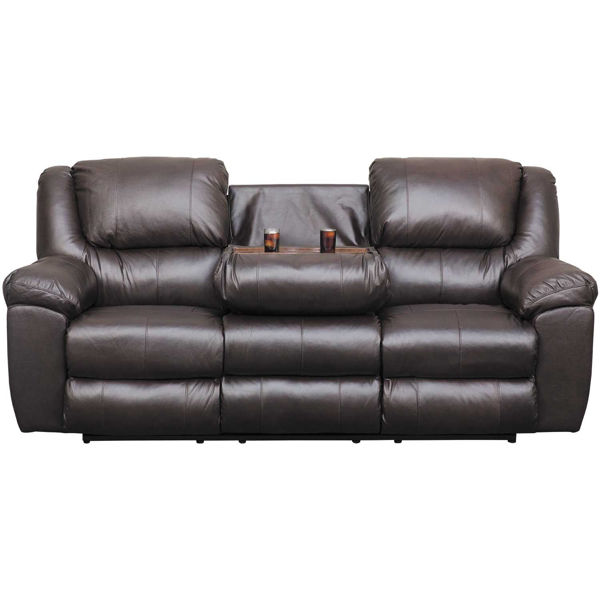 Italian Leather Triple Power Reclining, Leather Sofa With Power Recliners