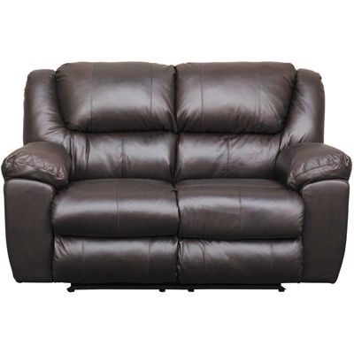 Picture of Italian Leather Rocking Reclining Loveseat