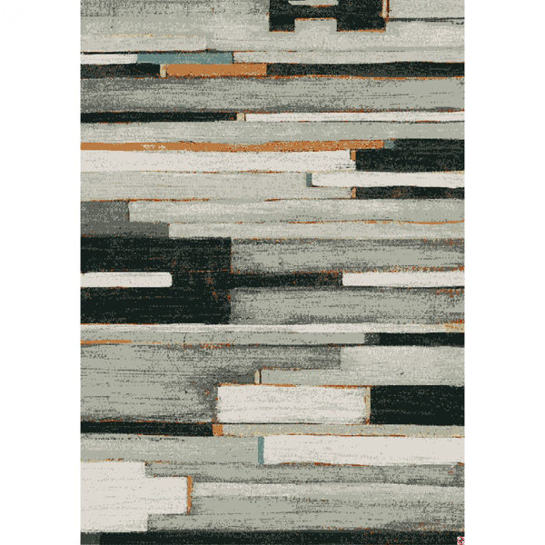 Picture of Compose Charcoal 5x8 Rug