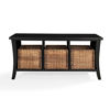 Picture of Wallis Entryway Storage Bench Black *D