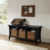 Picture of Wallis Entryway Storage Bench Black *D