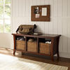Picture of Wallis Entryway Storage Bench Mahogany *D