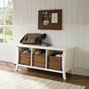 Picture of Wallis Entryway Storage Bench White *D