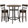 Picture of Metroflex 3 Piece Set with swivel barstools with b