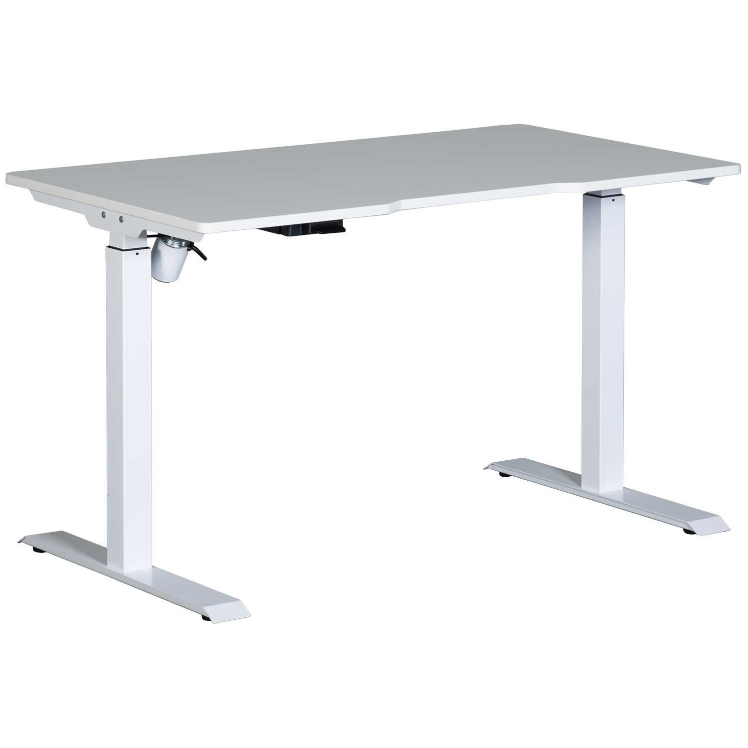 Magnus Electric White Standing Desk | AFW.com