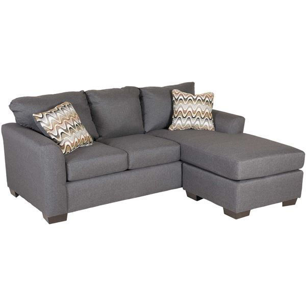 Ryleigh Grey Sofa With Chaise Afw Com, American Furniture Warehouse Sofa Beds