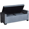 Picture of 3 Piece Gray Storage Bench