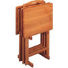 Picture of 5pc Tray Table Set, Gbrown *D