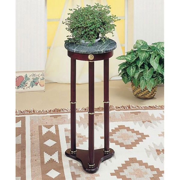 Picture of Round Accent Table, Merlot *D
